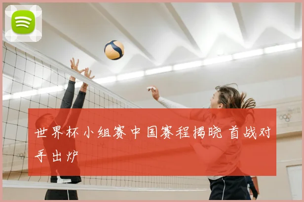 世界杯小组赛中国赛程揭晓 首战对手出炉