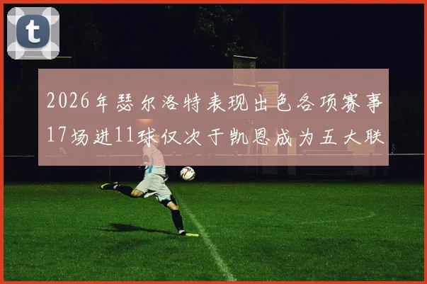 2026年瑟尔洛特表现出色各项赛事17场进11球仅次于凯恩成为五大联赛新星