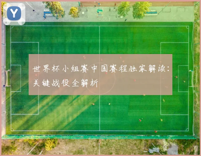 世界杯小组赛中国赛程独家解读：关键战役全解析