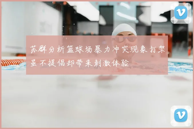 苏群分析篮球场暴力冲突现象打架虽不提倡却带来刺激体验